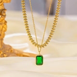 Double layer necklace