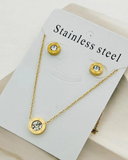 Cartiar necklace with studs