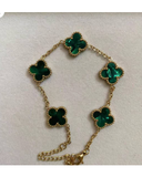 Different color clover bracelet