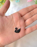 swan neckalce