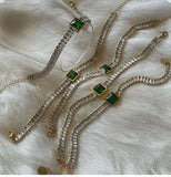 Emerald bracelet