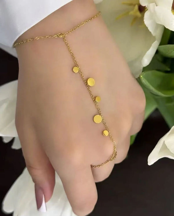 Coin Charm Hand Chain
