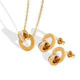 Earing and necklace