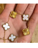 Different color clover bracelet