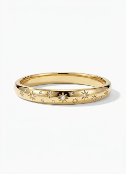 white galaxite cuff