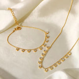 stone Bracelet and necklace