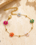 Mini flower multi bracelet
